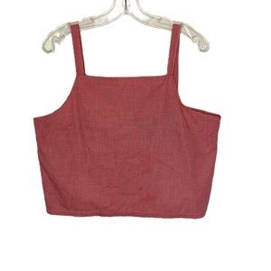 Cotton Square Neck Vintage Y2K top XL